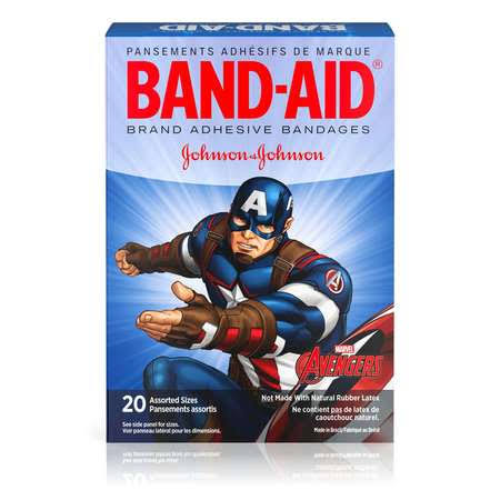 Band-aid, Adhsv Marvel Avengers Astd, Box of 20