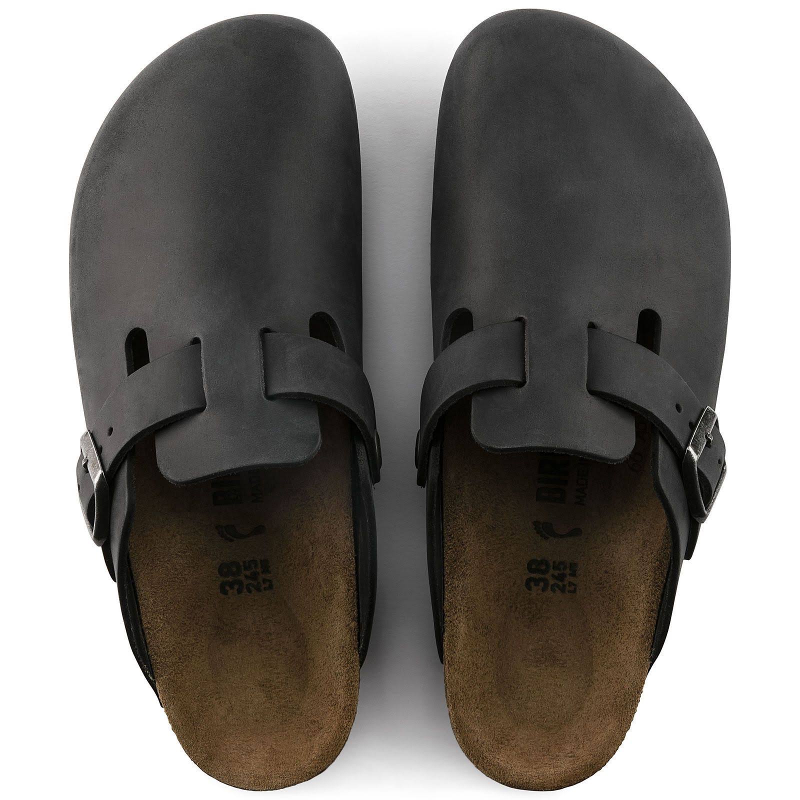 Birkenstock Boston Oiled Leather Black / 40