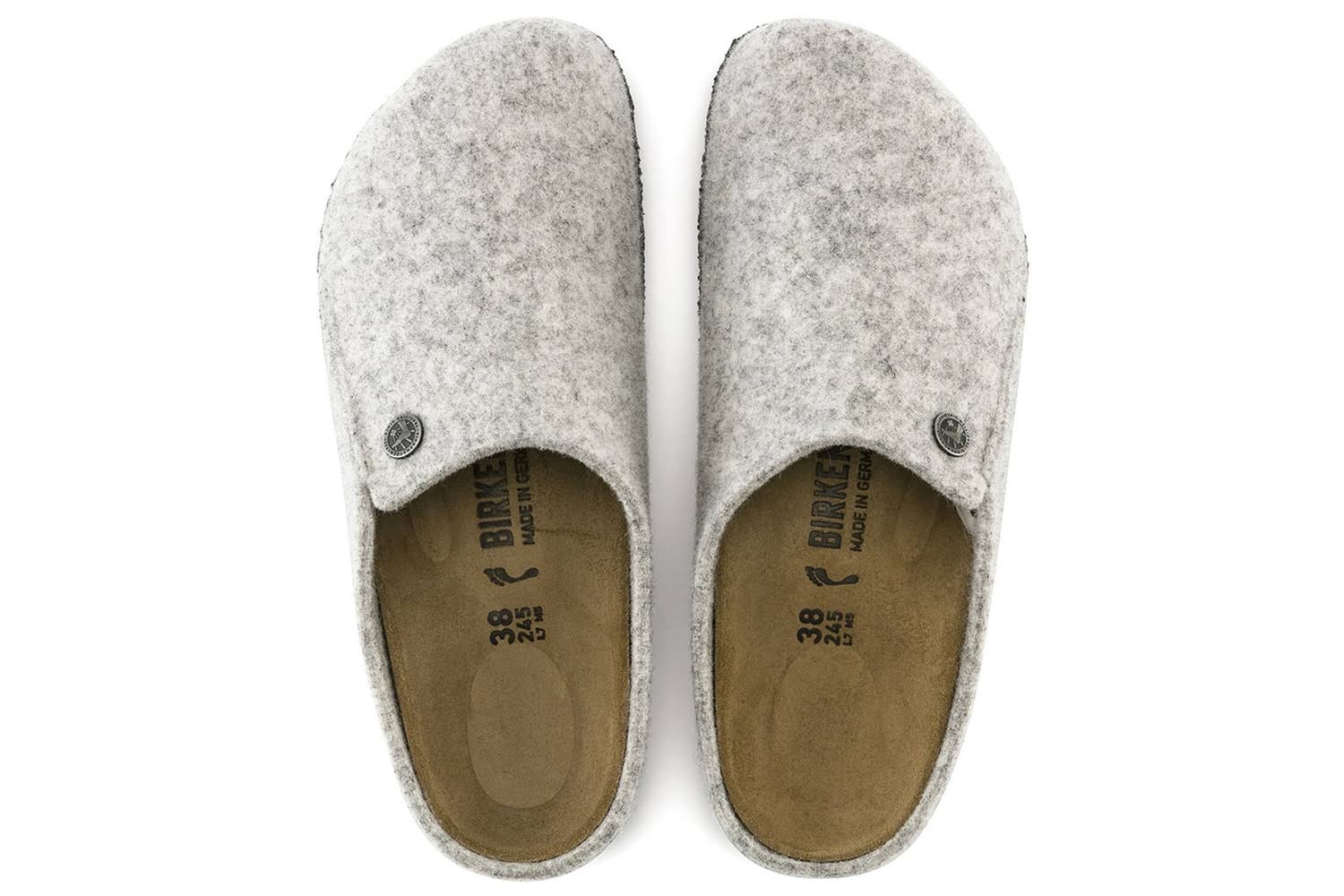 Birkenstock Zermatt Standard Narrow Women's Slippers - Light Grey