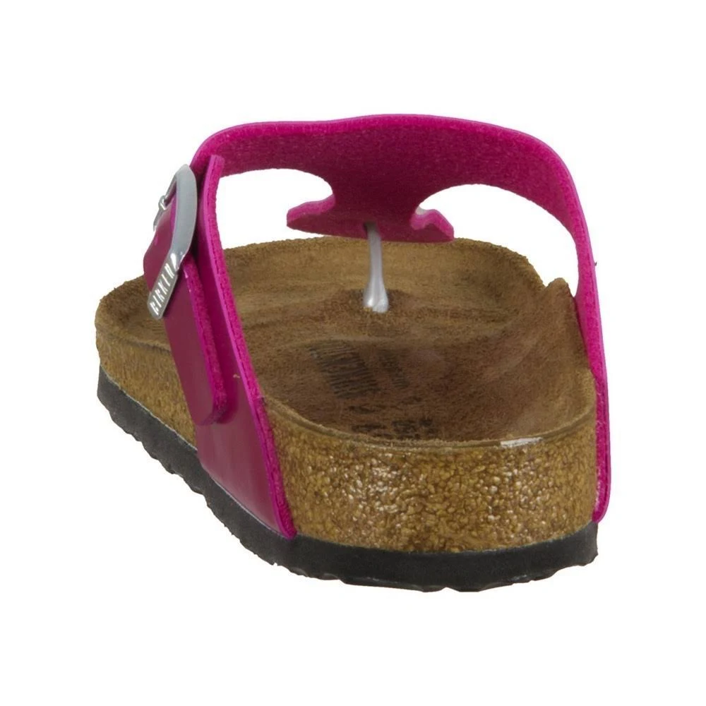 Birkenstock Gizeh Electric Metallic Magenta Birko-Flor Toe Post Sandal