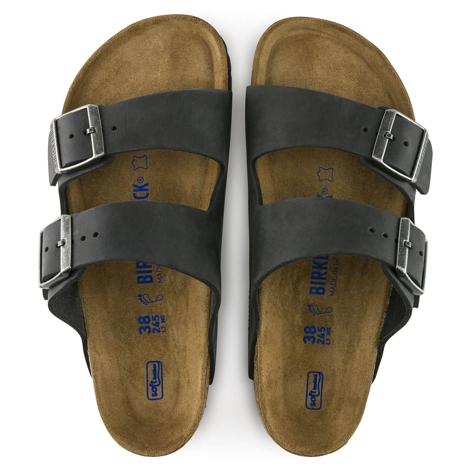 Birkenstock Arizona (37 Black Oiled Leather)