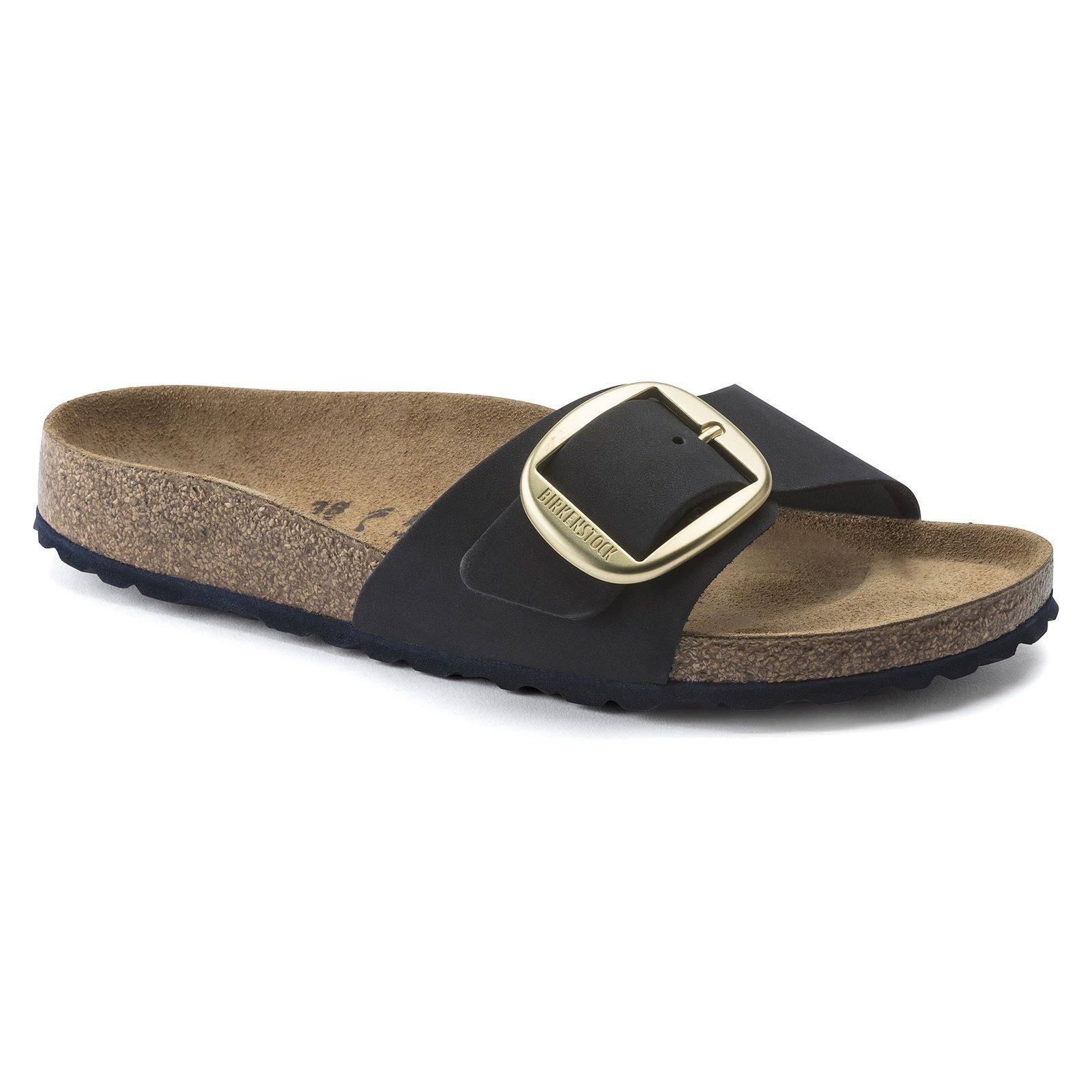 Birkenstock Madrid Big Buckle Midnight Nubuck / 37 / Narrow