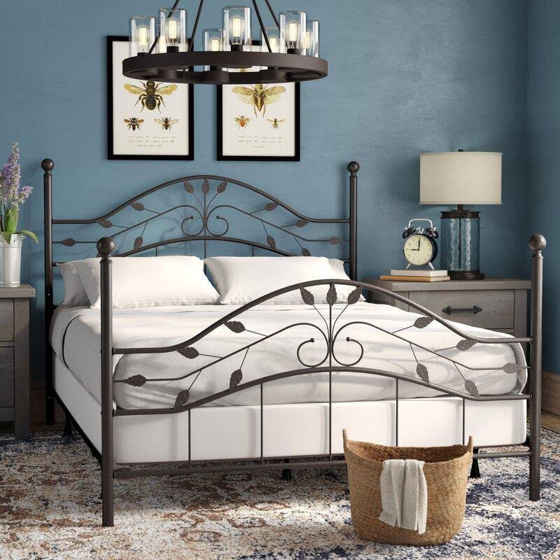 Laurel Foundry Modern Farmhouse Agave 5-Light Wagon Wheel Chandelier, Brushed Nickel