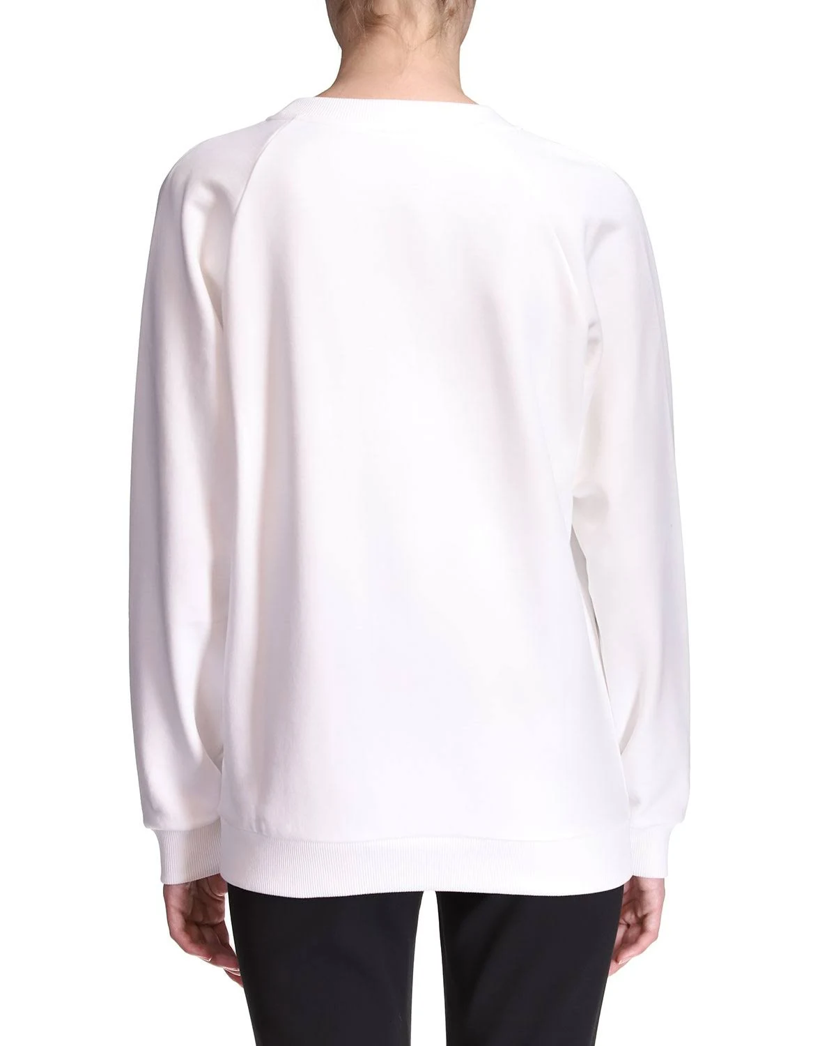 Balmain White & Pink Logo Sweatshirt