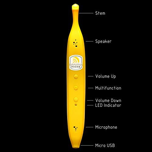 Banana Phone - Banana Shaped - Wireless - Bluetooth - Mobile Handset