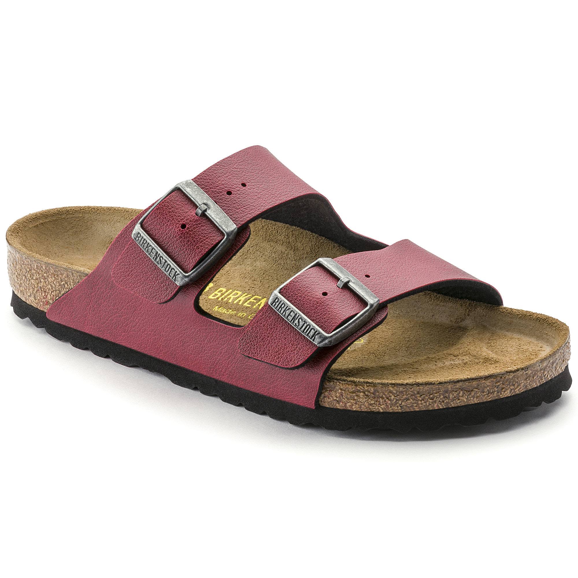Birkenstock Women's Arizona (40 Bordeaux Pull Up)