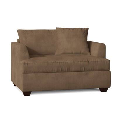 Karley 39x22 Armchair Birch Lane Body Fabric: Tina Coffee