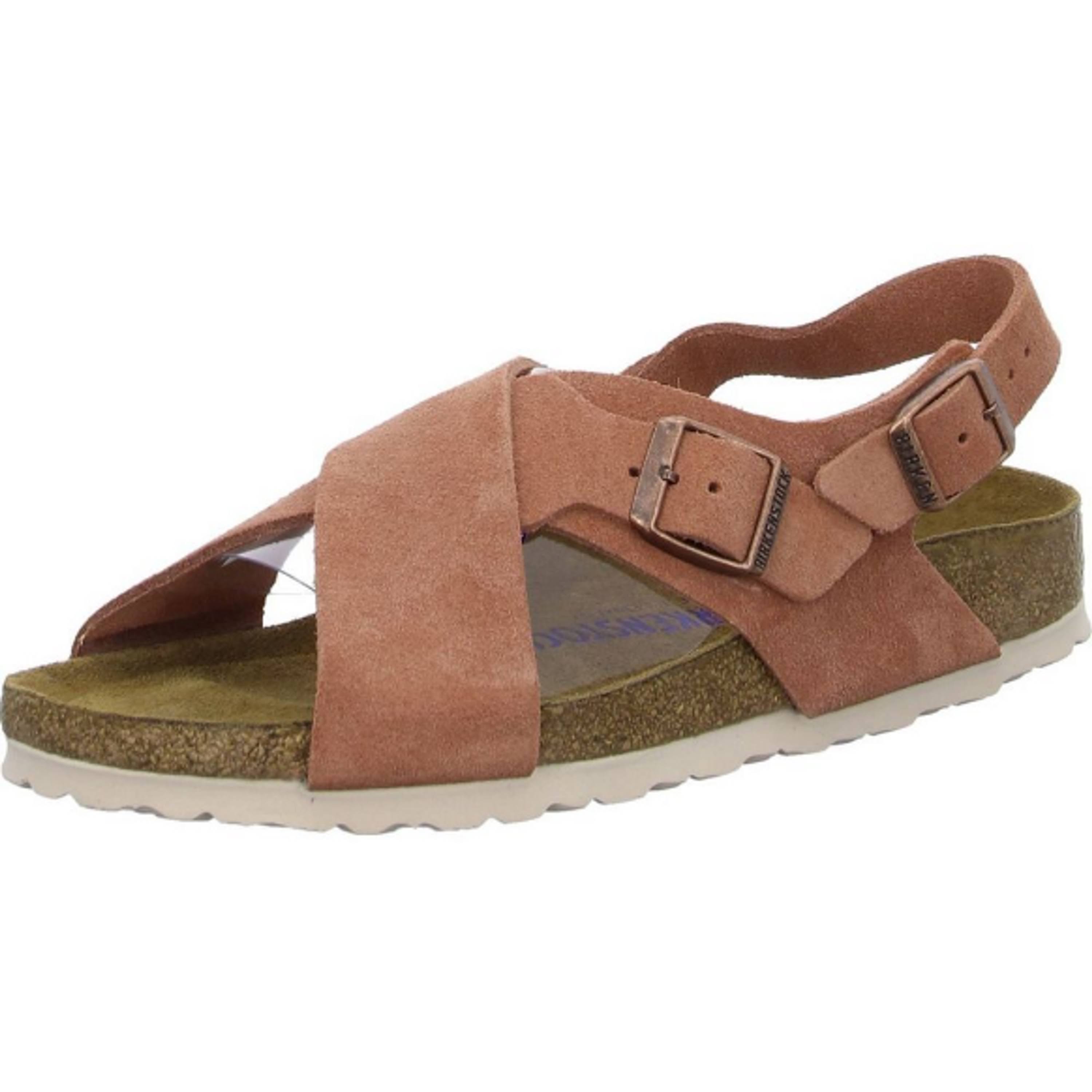 Birkenstock Sandals Tulum Red Suede EU 38 / Light Rose