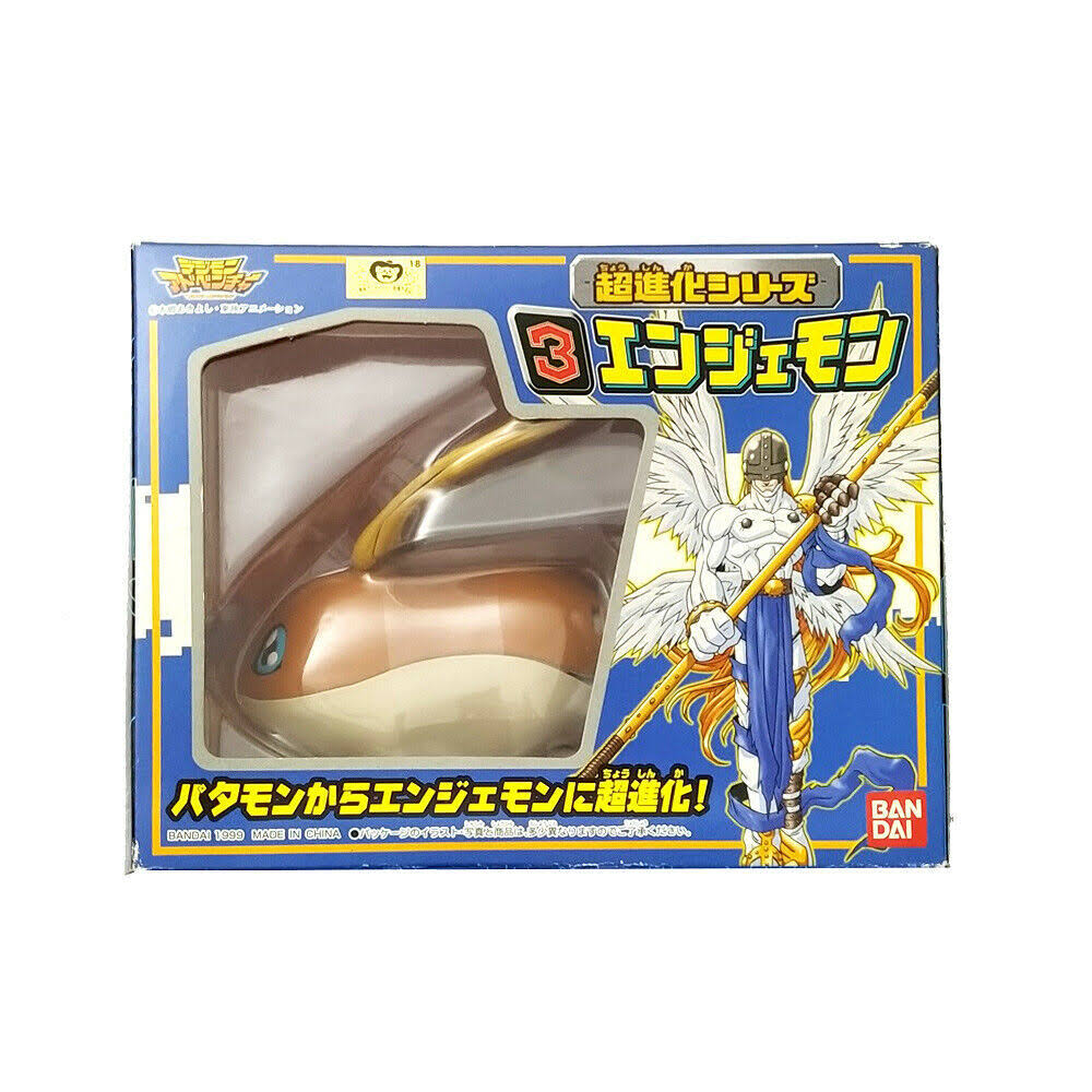 Bandai 1999 Digimon Warp Digivolving 03 Patamon Angemon Figure Super Evolution