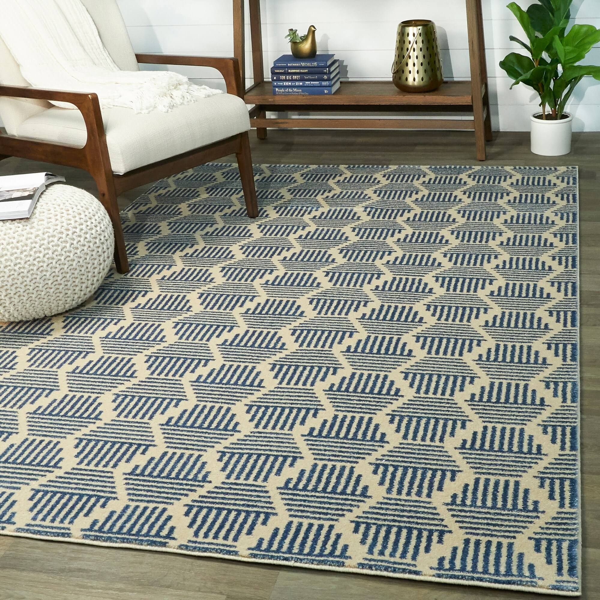 BALTA Calder Cream 8 ft. x 10 ft. Transitional Area Rug, Ivory