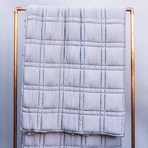 Pine&River Chilled Bamboo Weighted Blanket - Perfect for Warmer Climates - | Chi