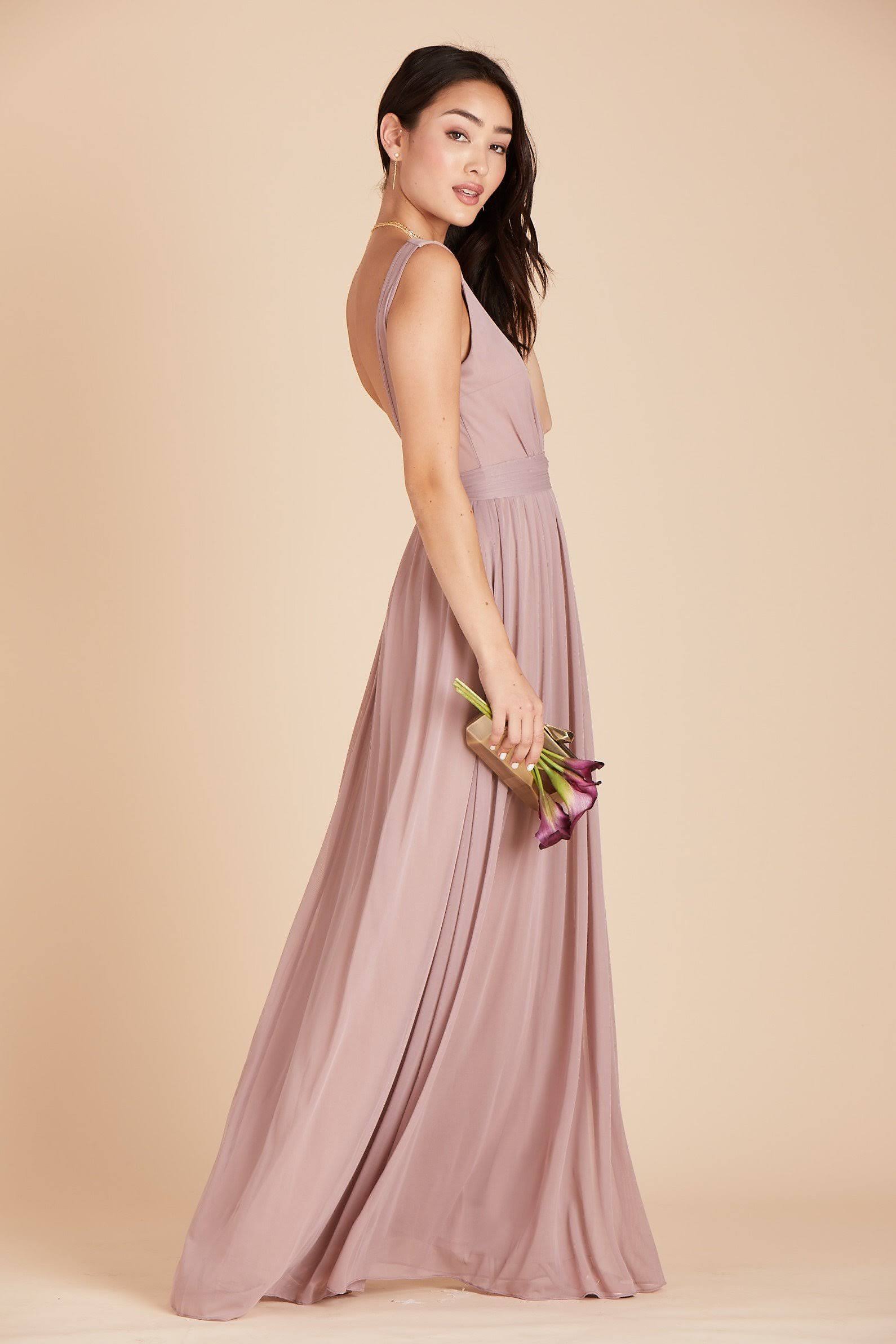 Birdy Grey Jan Bridesmaid Dress in Mauve M / Mauve