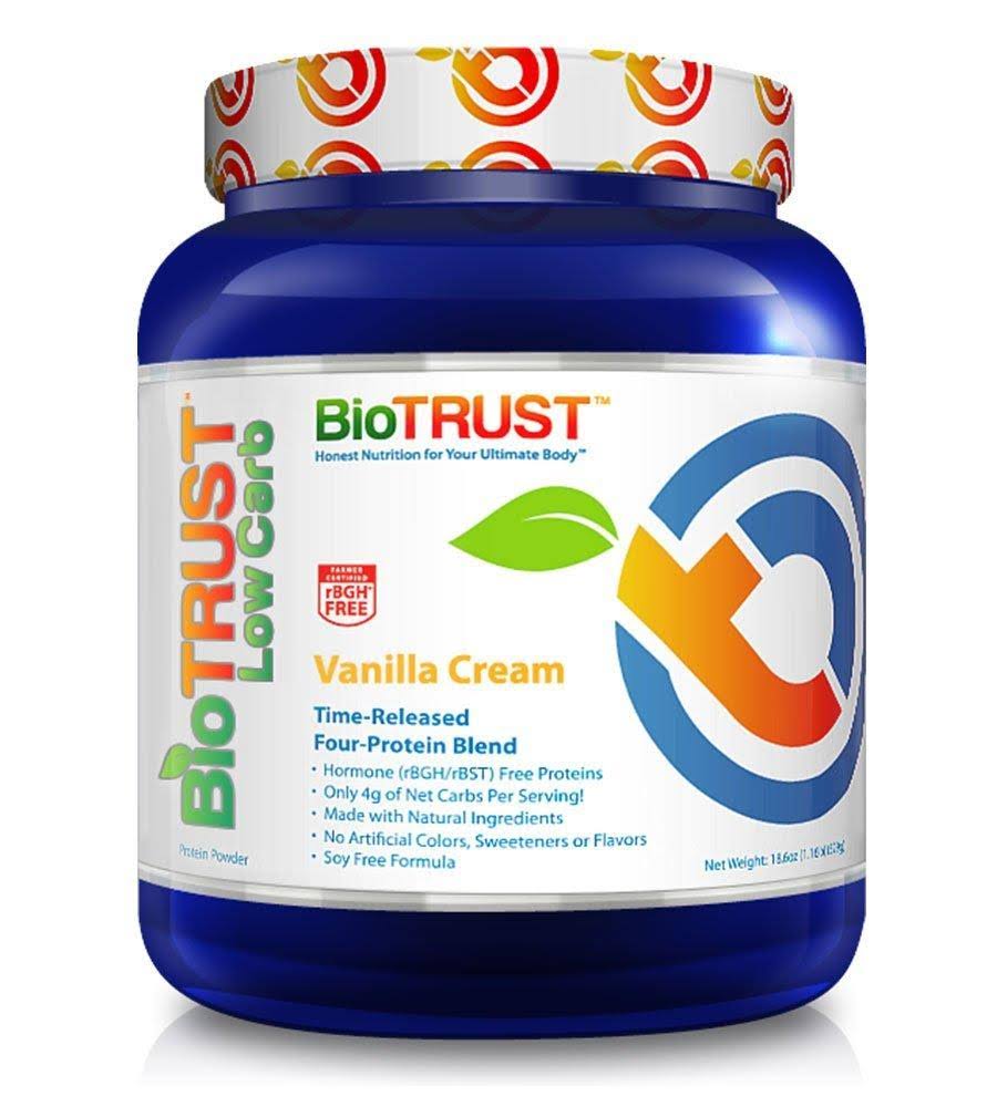 BioTRUST Low Carb Grass-Fed Protein Powder - Vanilla Cream