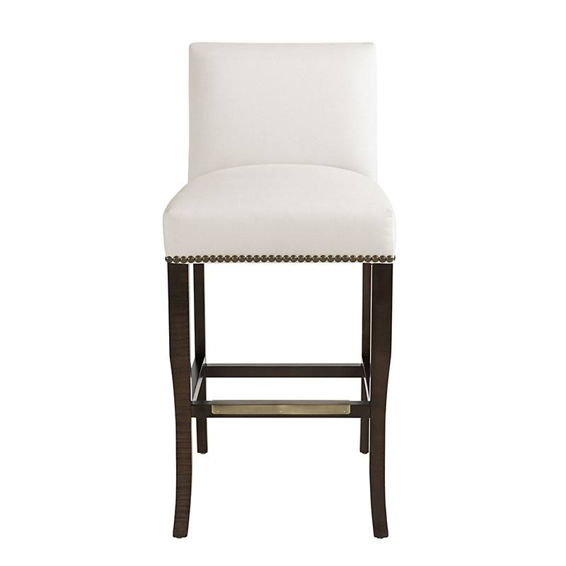 Harris Barstool with Brass Nailheads - Ballard Designs