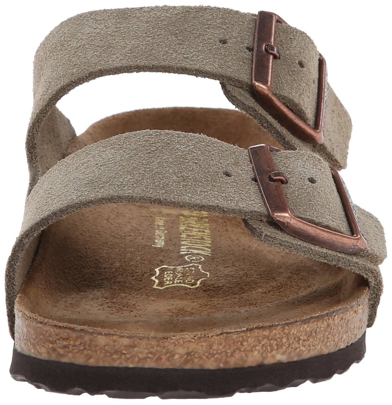 Birkenstock Womens Arizona Leather Open Toe Casual Slide Sandals