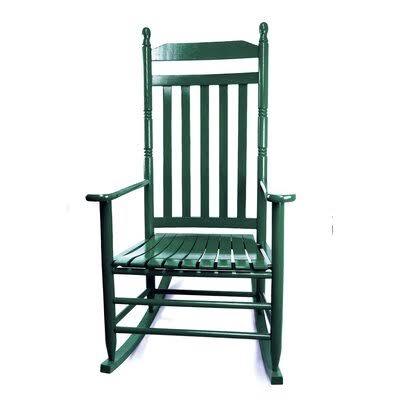 Ermera Rocking Chair Color: Green