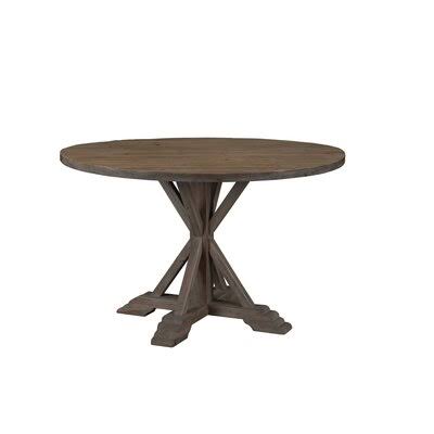 Hammersley Solid Oak Pedestal Dining Table Birch Lane