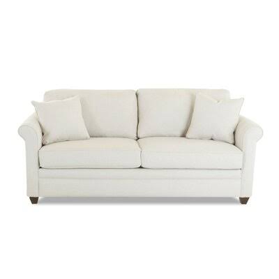 Bedfordshire 77x22 Rolled Arm Sofa with Reversible Cushions Birch Lane Body Fabric: Spinnsol Indigo