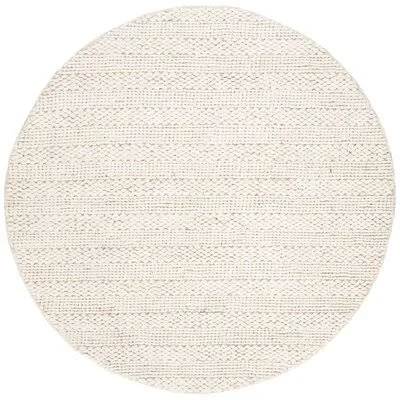 Krantz Handmade Flatweave Bleach Area Rug Birch Lane Rug Size: Round 10&