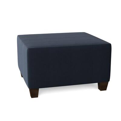 Birch Lane Lise 29x22 Rectangle Standard Ottoman Body Fabric: Spinnsol Indigo