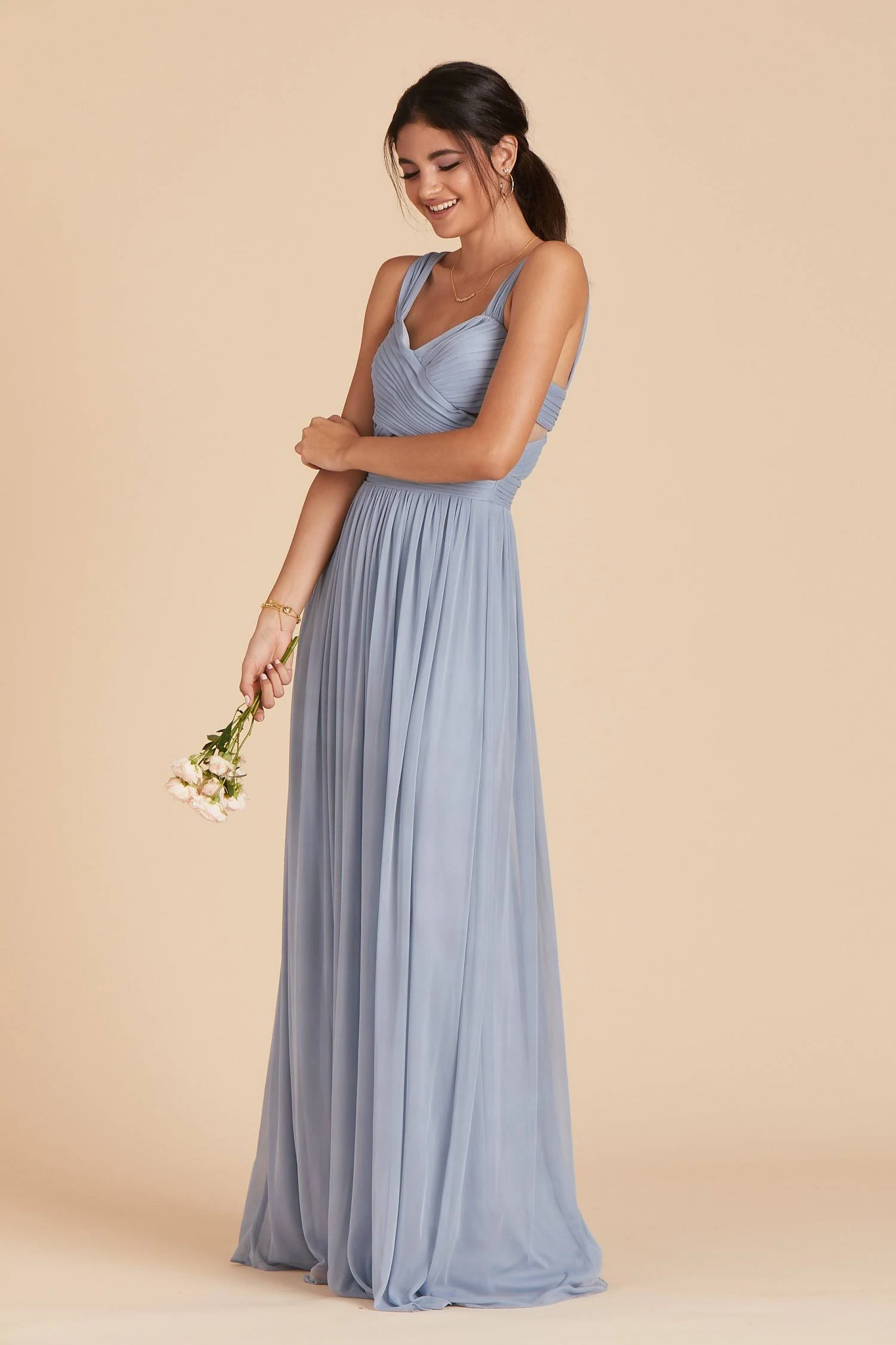 Birdy Grey Elsye Bridesmaid Dress in Dusty Blue XL / Dusty Blue
