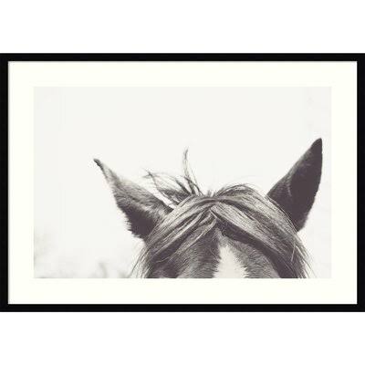 Listen by EMI and Mark Franzen - Picture Frame Photograph Print on Paper Frame Color: Black, Size: 29.38x22 H x 41.38x22 W x 0.8
