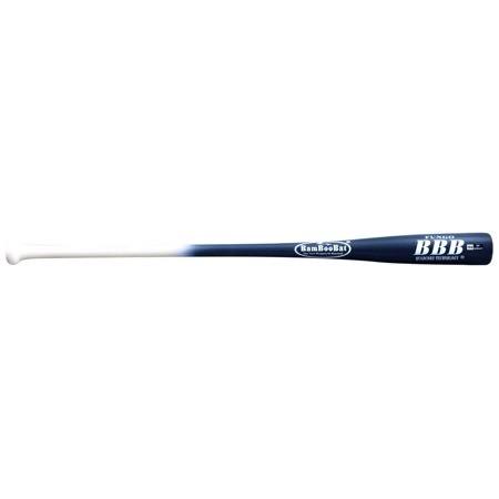 BamBooBat 34x22 Fungo Bat in White/Navy