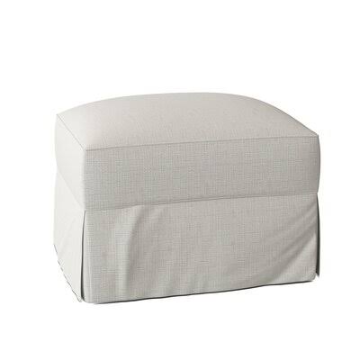 Birch Lane Young 29x22 Rectangle Standard Ottoman Body Fabric: Turbo Vani