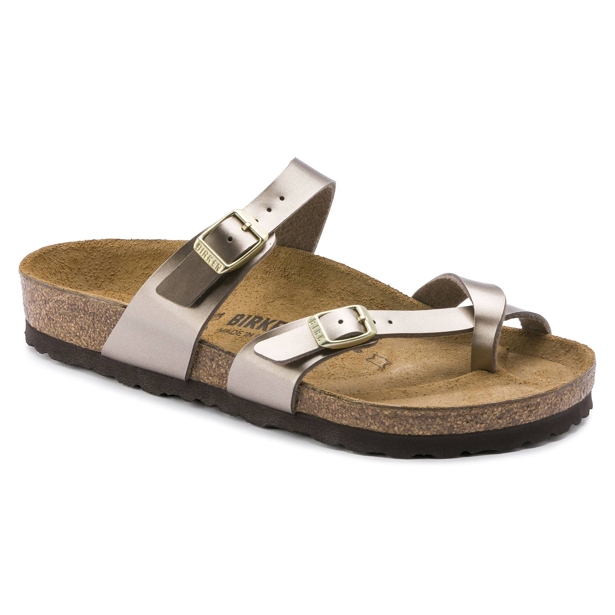 Birkenstock Women's Mayari Sandal - 42 - Electric Metallic Taupe