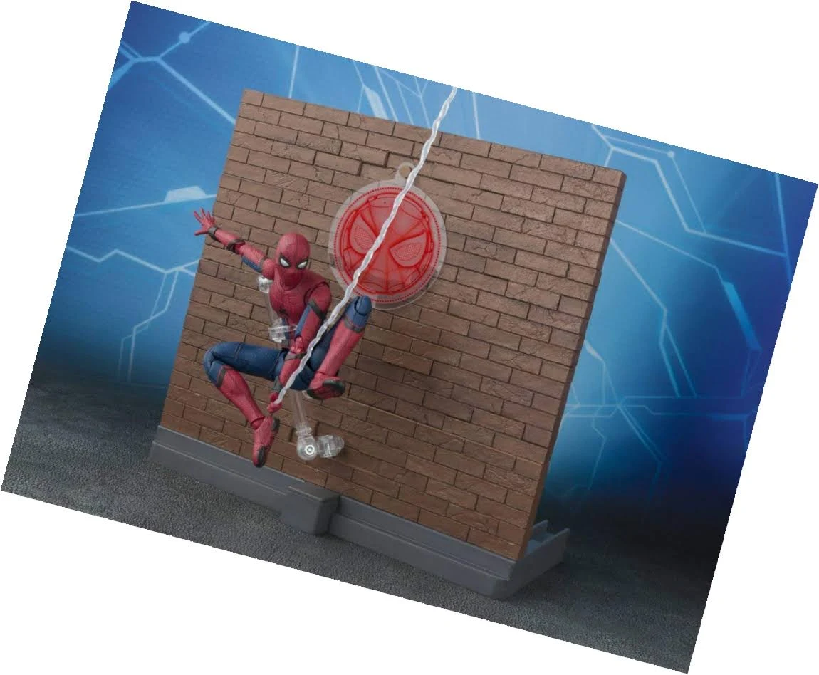 Spider Man Homecoming & Tamashii Option ACT Wall Bandai S.H.Figuarts
