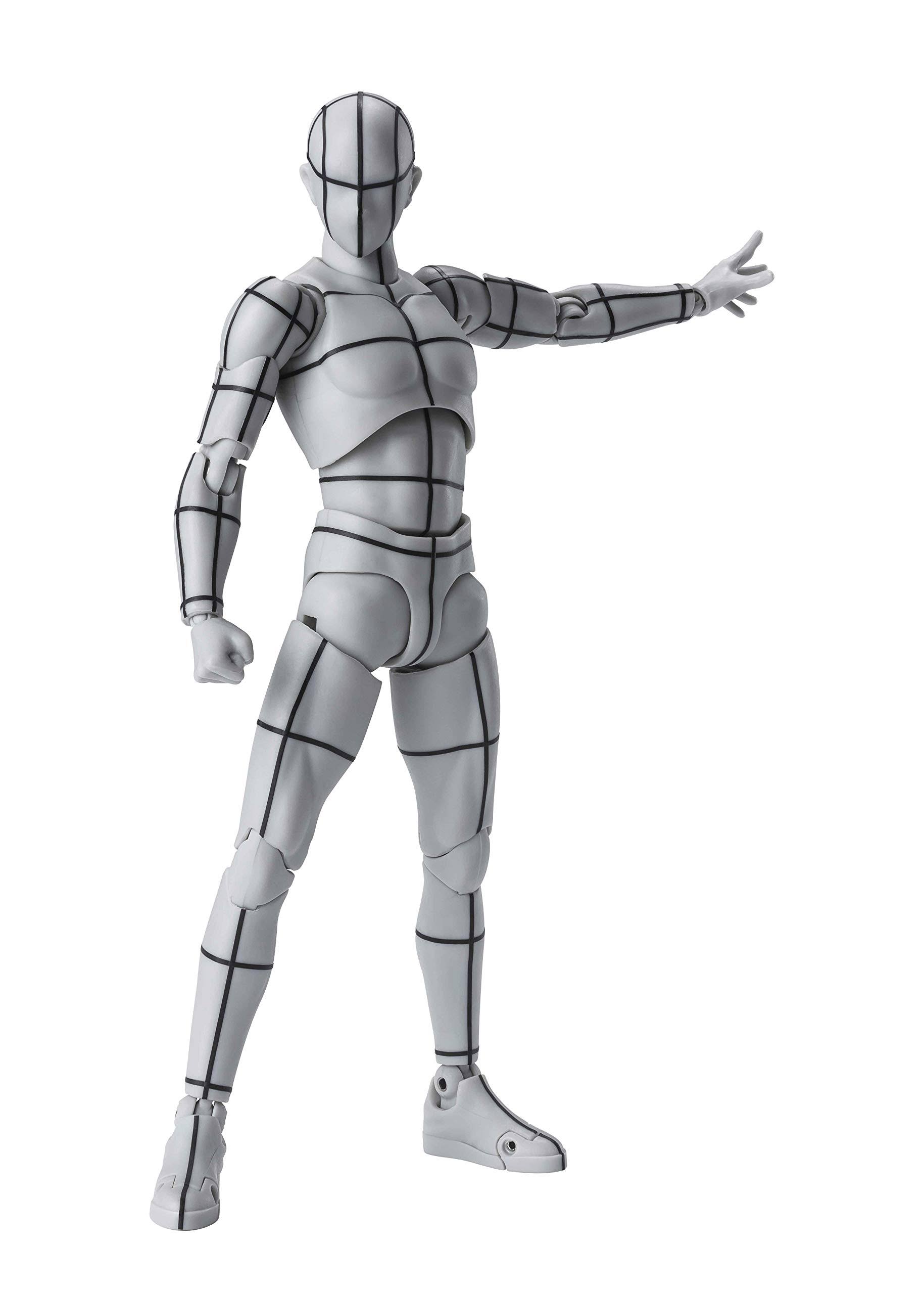 Male Body Kun Wireframe Gray Color Ver. S.H.Figuarts Action Figure