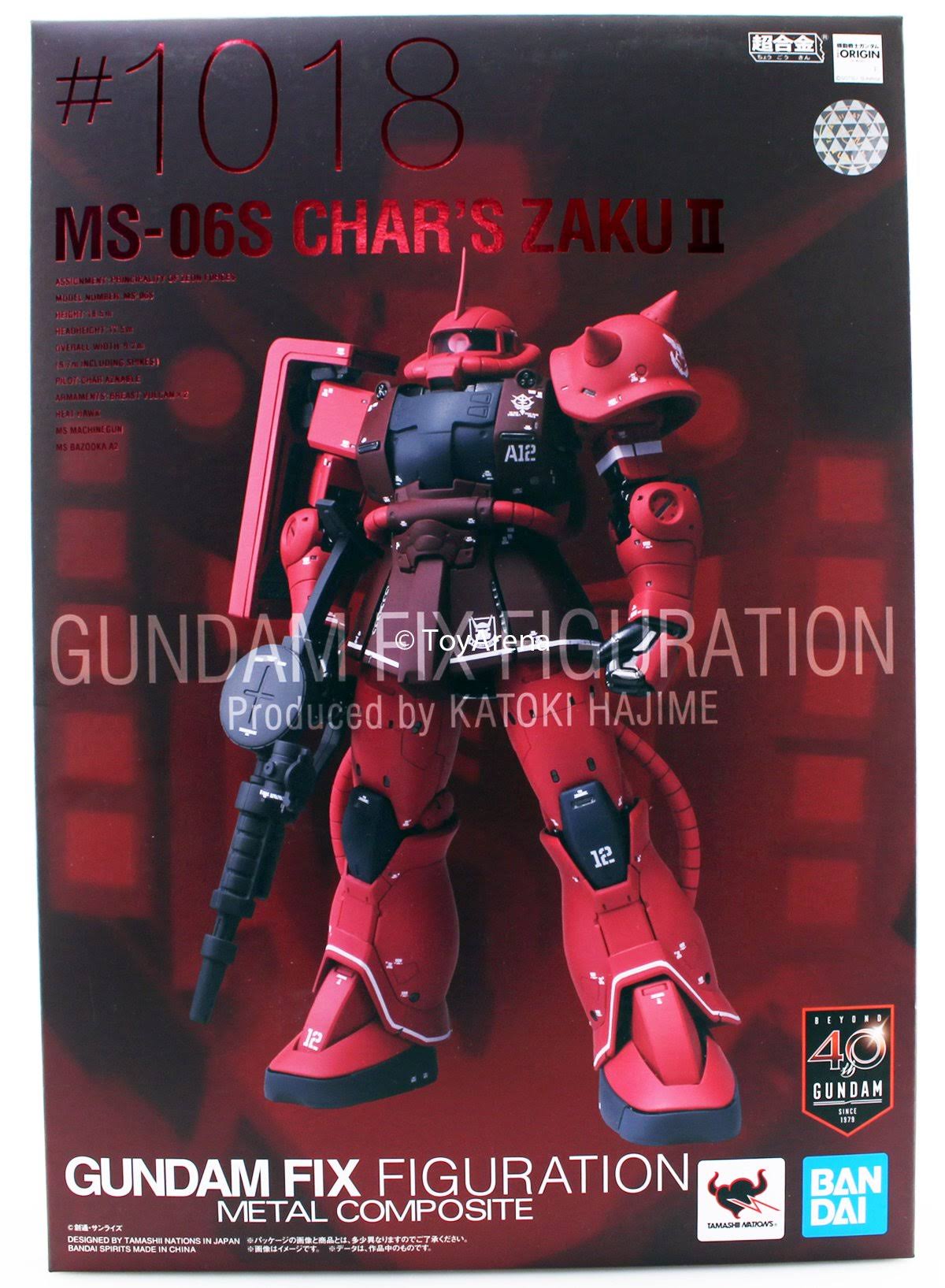 Gundam Fix Figuration Metal Composite MS-06S Char&s Zaku II 180mm Action Figure