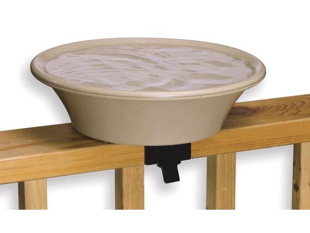 Allied Precision 14 in Heated Deck/Pole Bird Bath