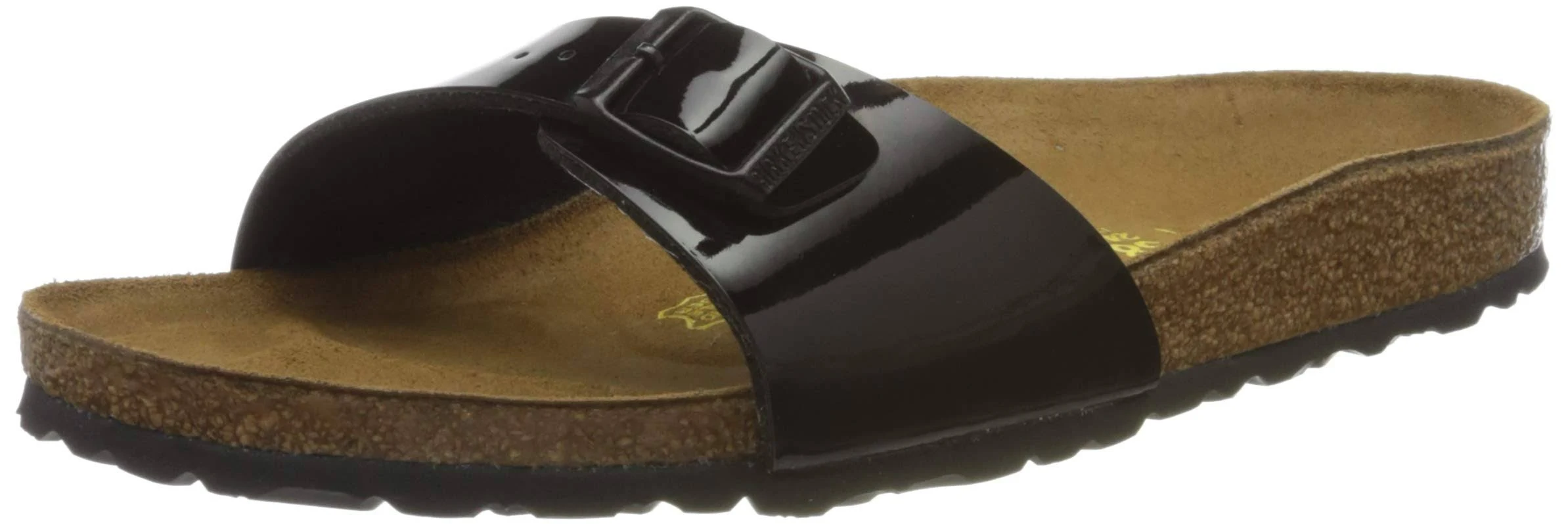 Birkenstock Women's Madrid Sandal Black Patent Birko-Flor / 40 Narrow