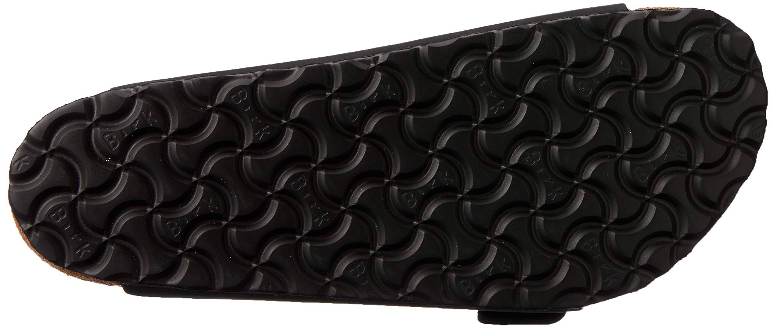 Birkenstock Arizona Oiled Leather Soft Footbed Sandals - Black