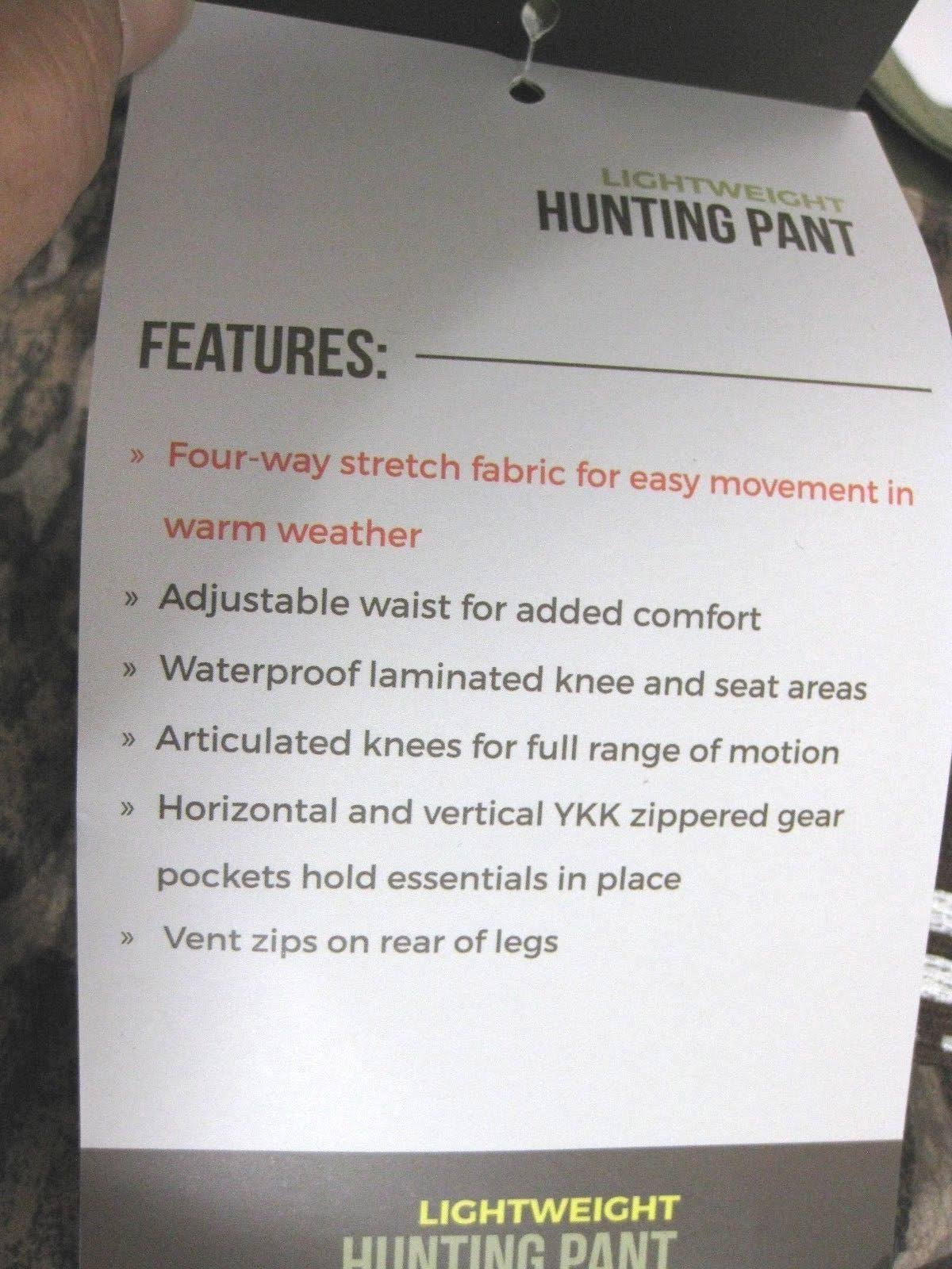 Banded Lightweight Hunting Pants Bottomland / XL