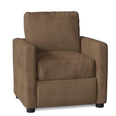 Cambridgeshire 32x22 Wide Armchair Birch Lane Body Fabric: Tina Coffee