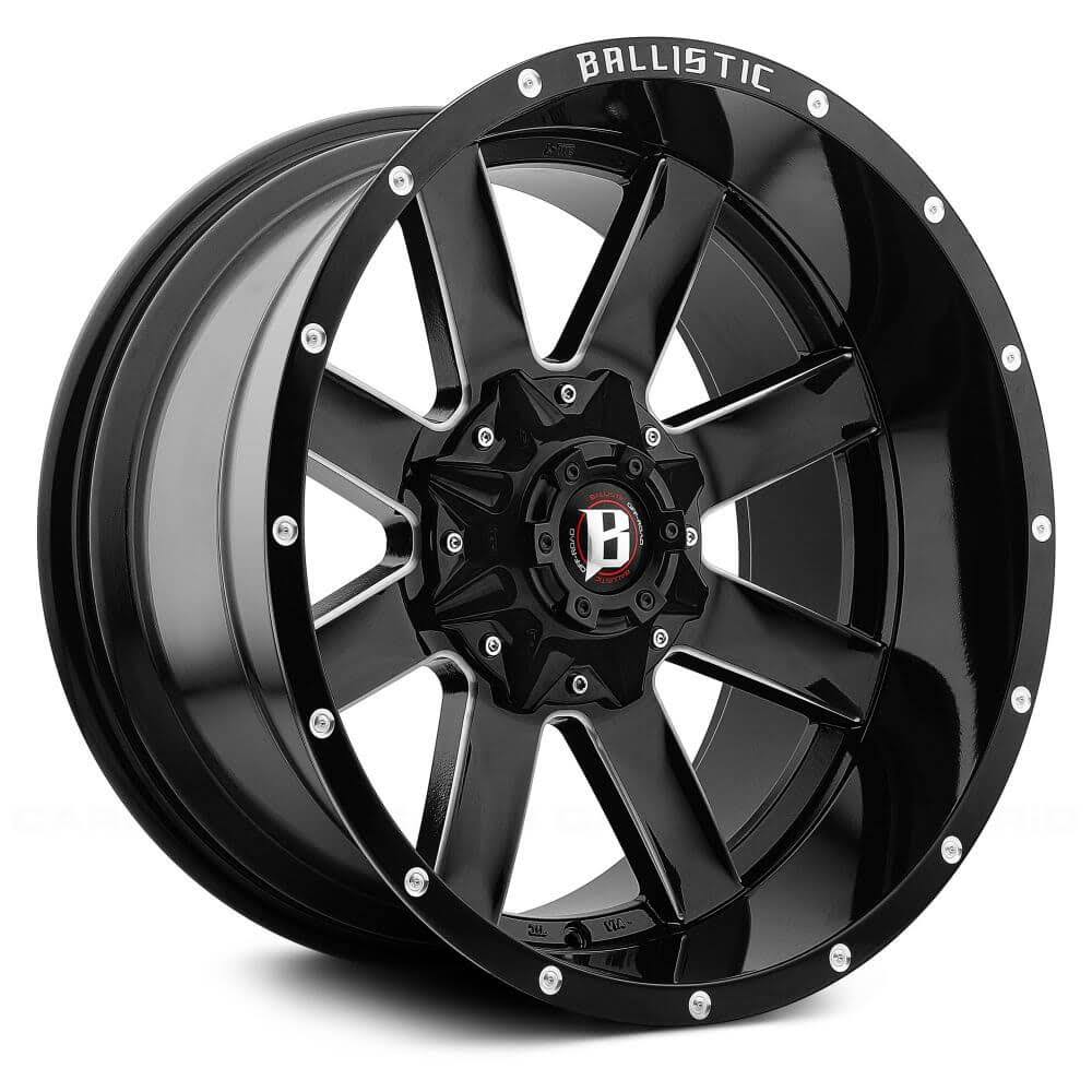 Lincoln Navigator Ballistic Black 959 Rage Wheel