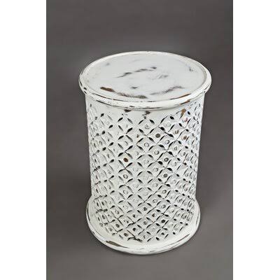 Birch Lane Marple Tray Table Color: Antique White