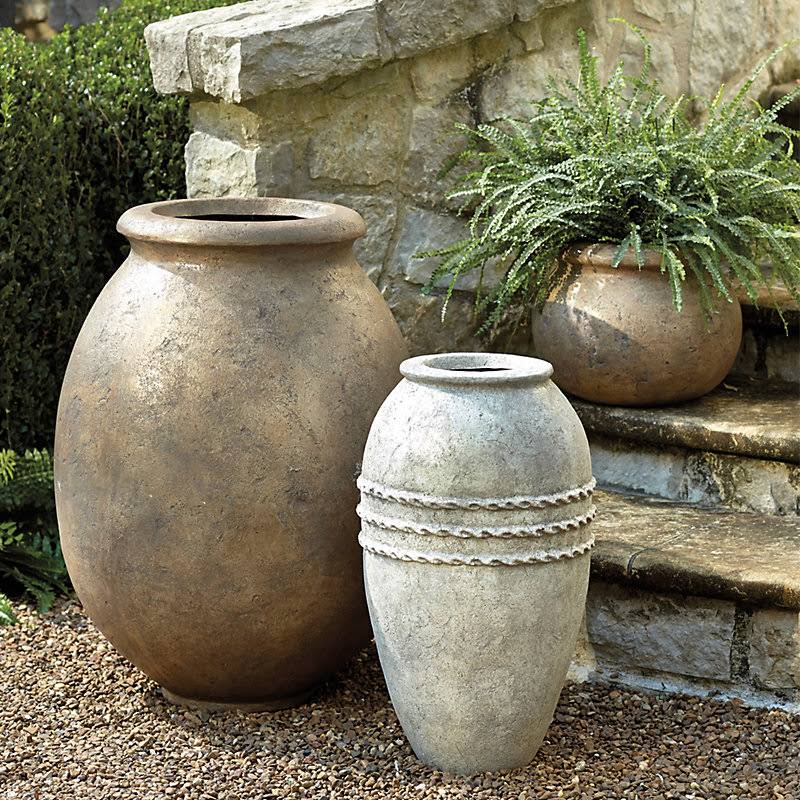 Campagna Olive Jar Planter Medium - Ballard Designs