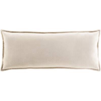 Gabriel Rectangular Cotton Pillow Cover & Insert Birch Lane Fill Material: Polyester/Polyfill, Color: Beige