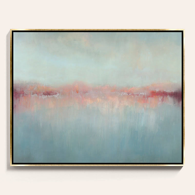 Morning Blush Framed Canvas 36x22 x 46x22 - Ballard Designs
