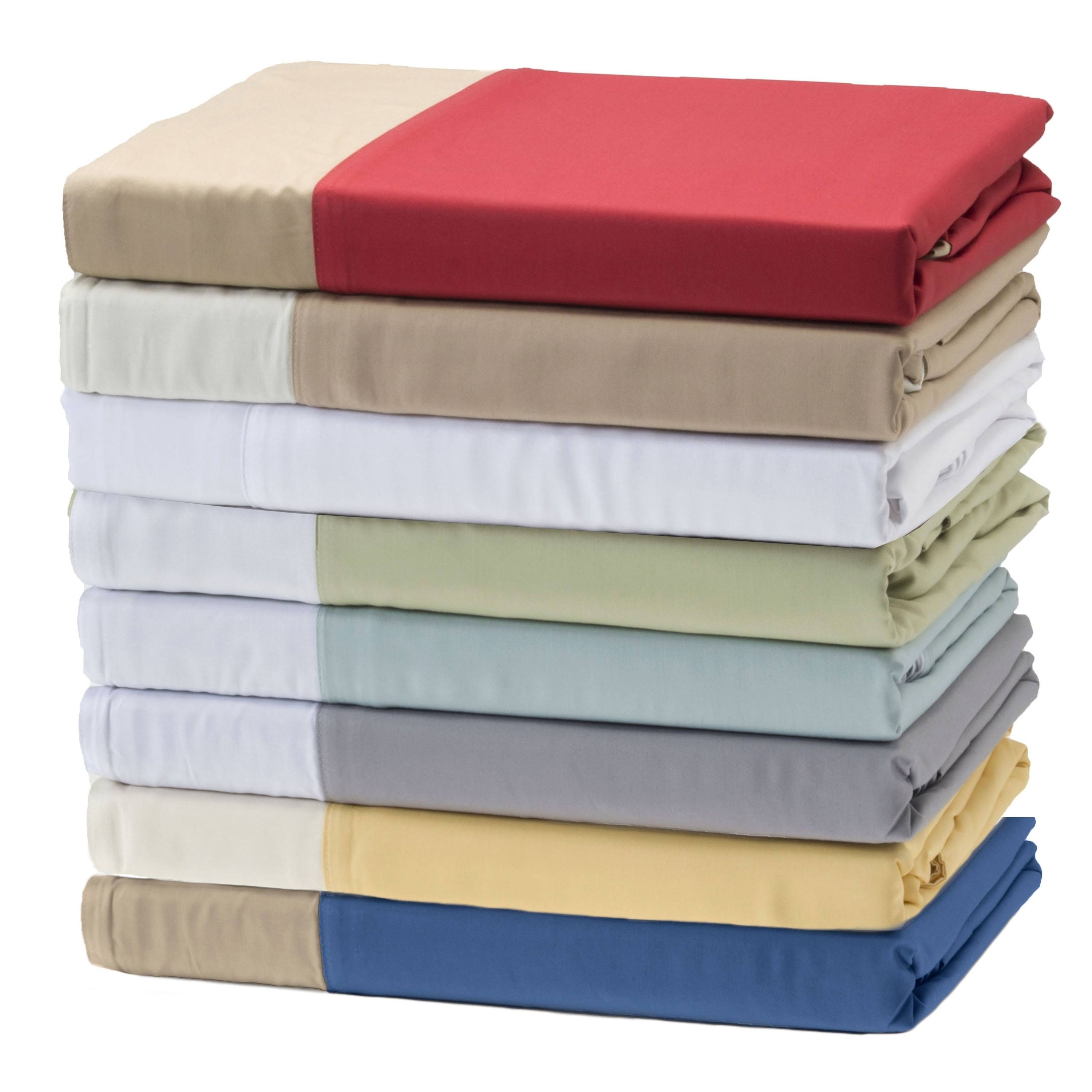 BedVoyage Rayon from Bamboo / Viscose Duvet Cover Indigo/Champagne / King