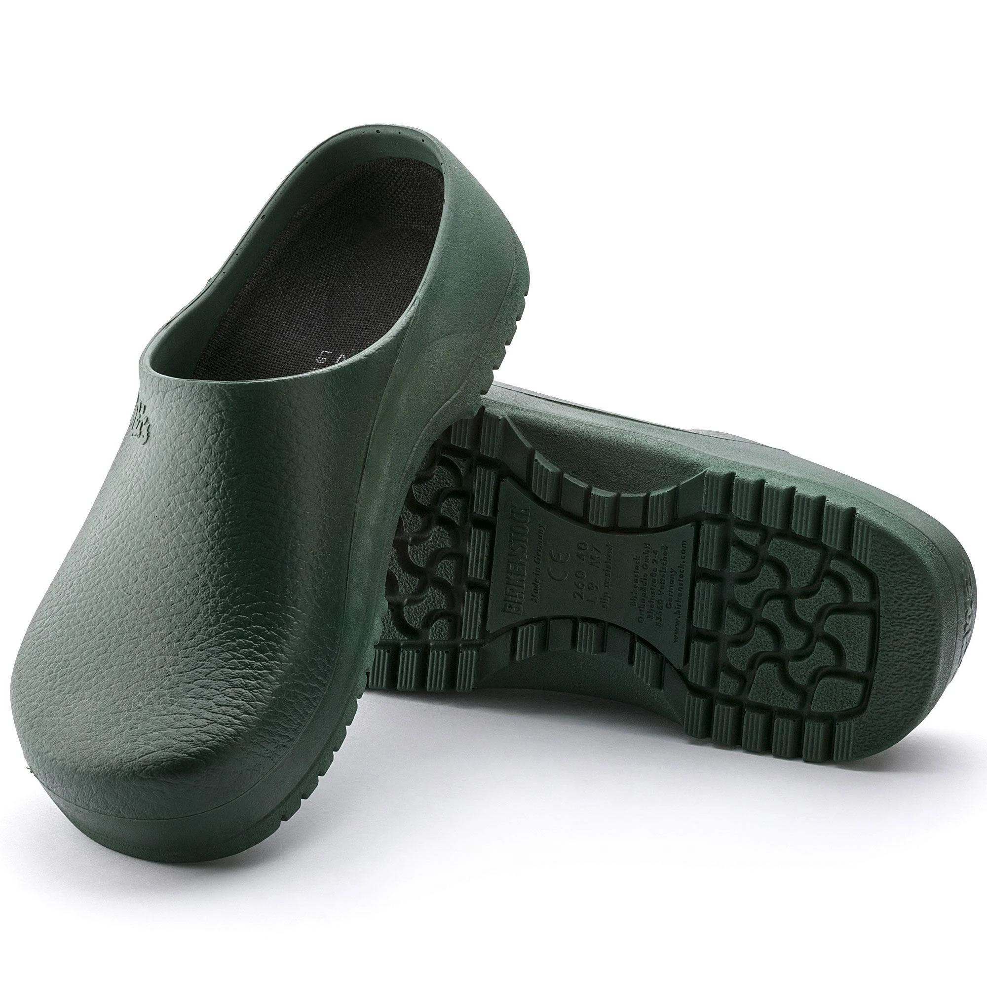 BIRKENSTOCK Super-Birki Polyurethane Green Clogs For Medical Professionals - Designed & Certified to Maintain Safety Standar