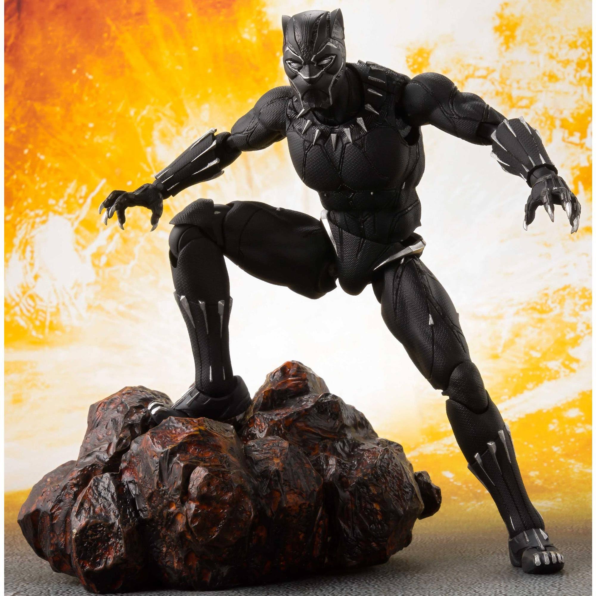 Avengers Infinity War S.H. Figuarts Action Figure Black Panther & Tama