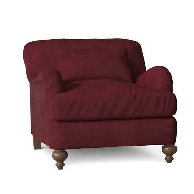 Wivenhoe 39x22 W Armchair Birch Lane Body Fabric: Tina Scarlet
