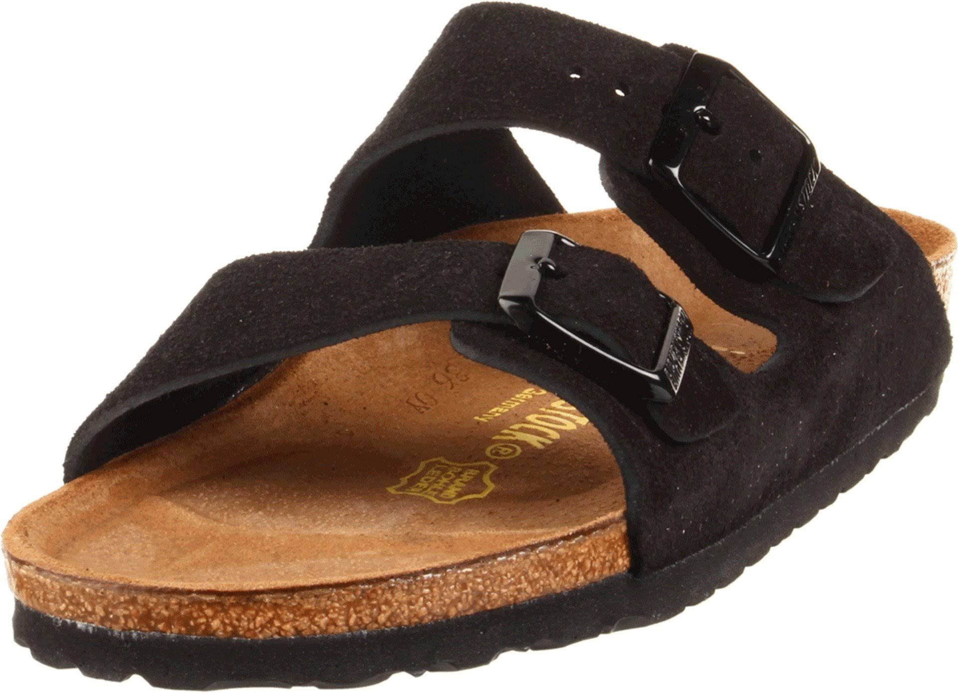 Birkenstock Arizona Soft Footbed (Black Suede)