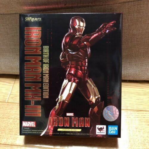 S.H.Figuarts Iron Man Mark 3 Birth of Iron Man Edition 155mm PVC Figure New