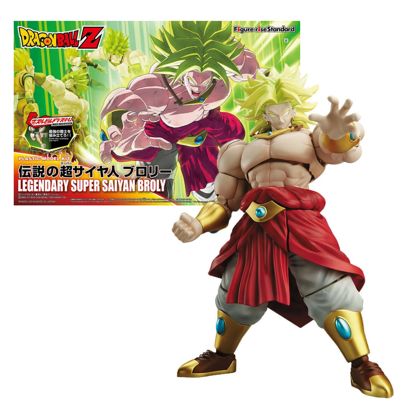 Legendary Super Saiyan Broly Bandai Figure-rise Standard Model Kit - Dragon Ball Z