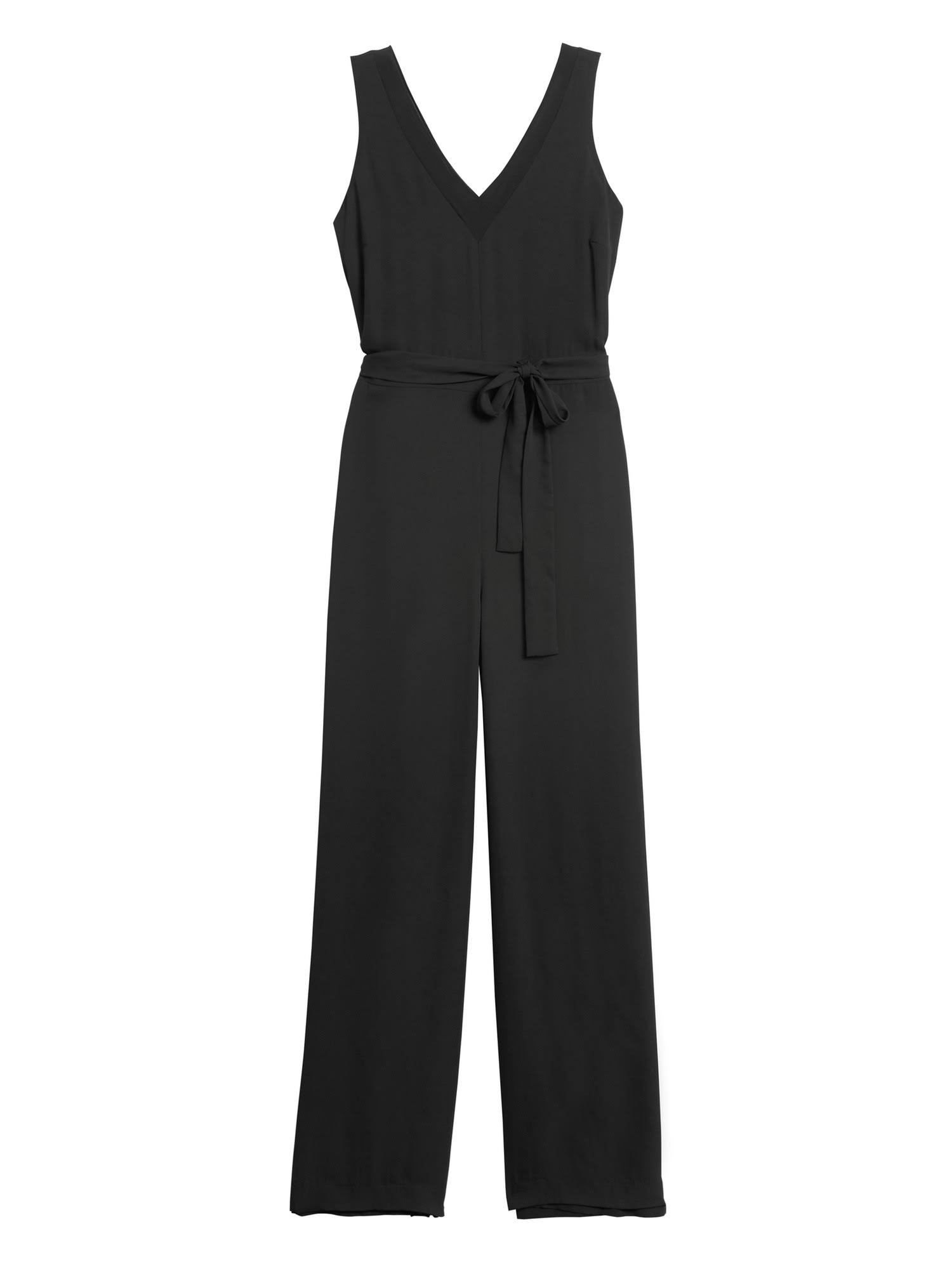 Banana Republic Women's Wide-Leg Jumpsuit Black Size 0
